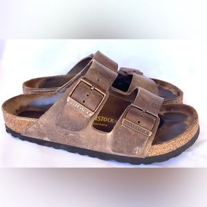 Birkenstocks Arizona Soft Footbed Tobacco Brown Size 38 (Women’s 7-71/2) Used